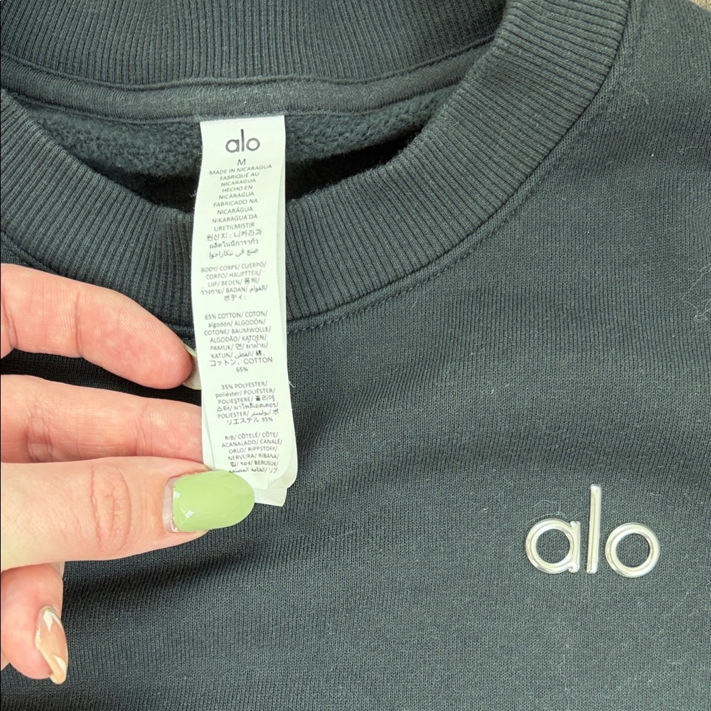 ALO Crewneck Sweatshirt - Picture 2 of 3